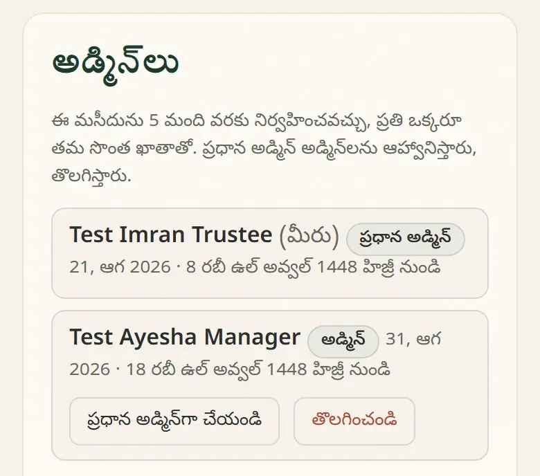 అడ్మిన్లు